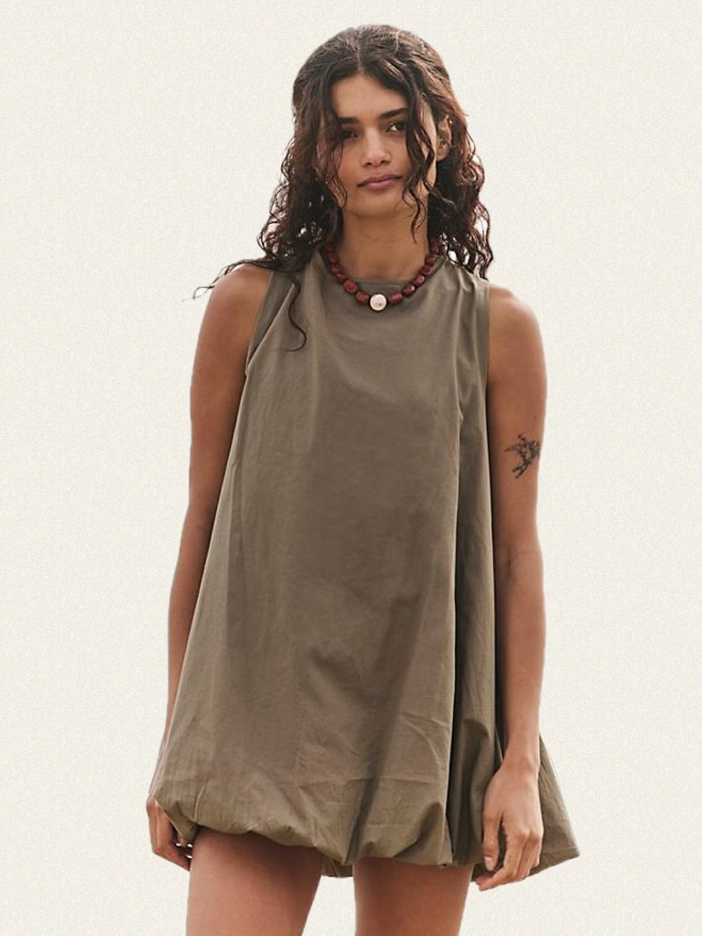 Free People Struttin’ Bubble Mini Dress